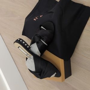 Brand new in box beautiful N 21 slides with crystal embellishments